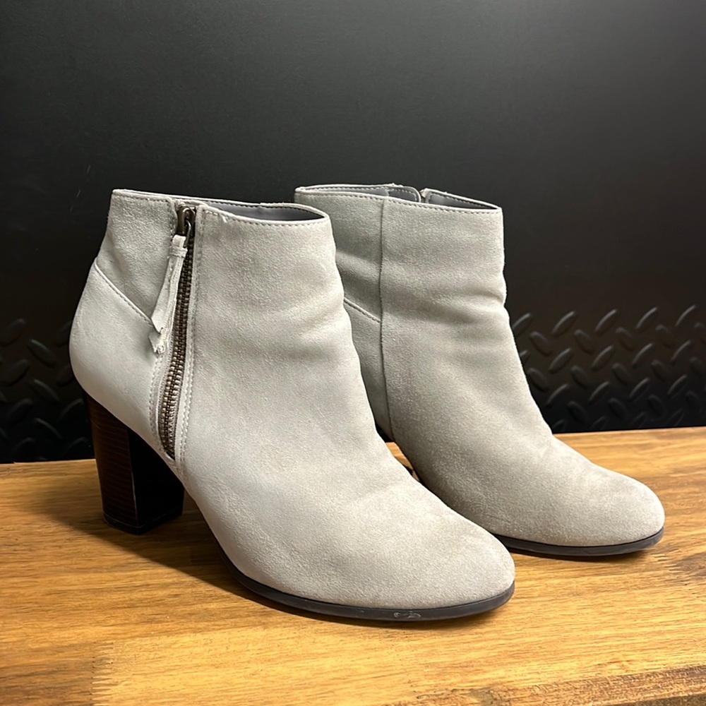 Cole Haan - Light grey suede booties size 8